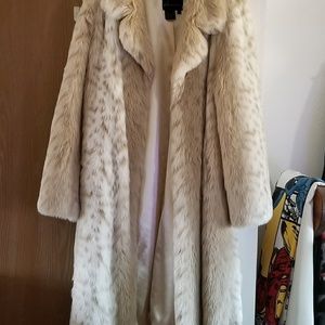 Faux fur coat